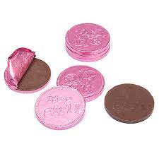 It's a Girl Chocolate Coins