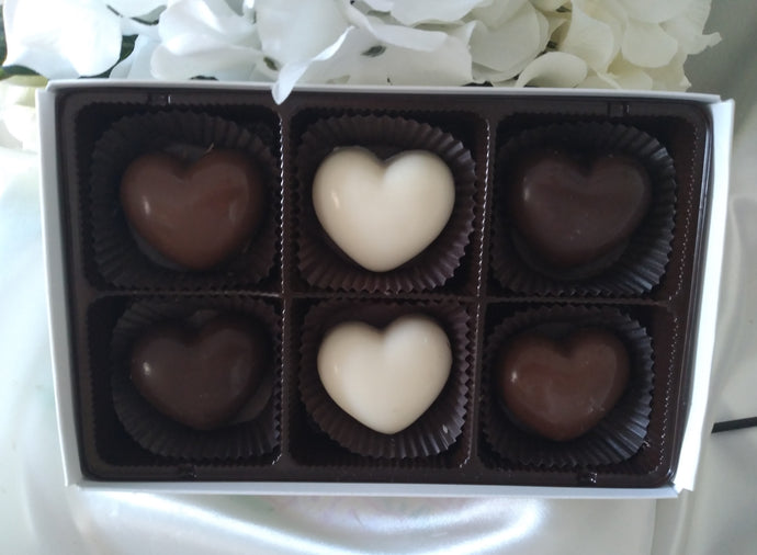 Solid Chocolate Hearts
